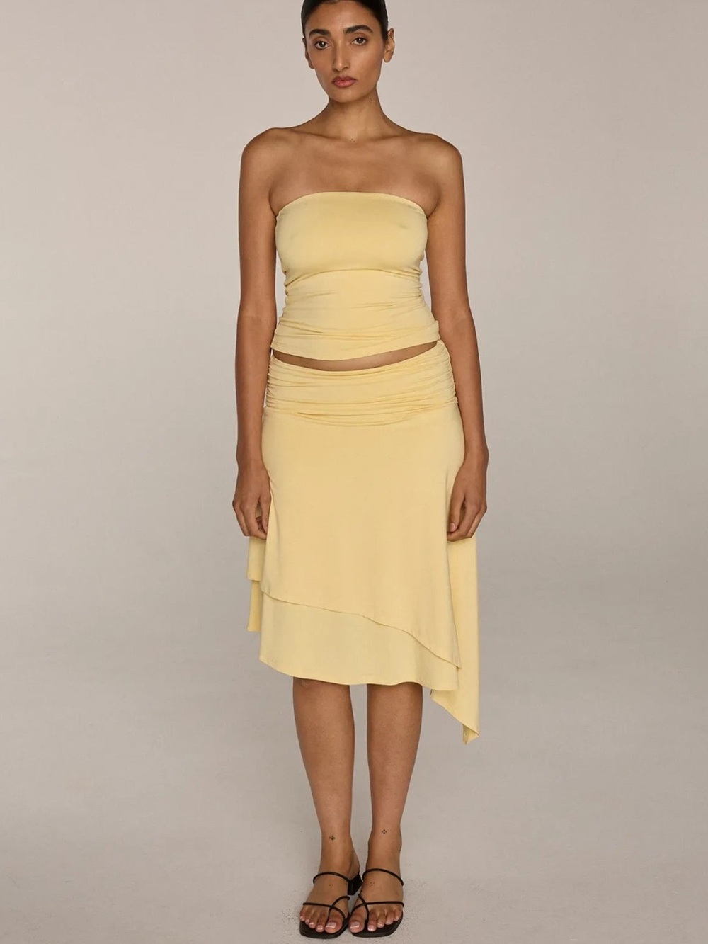 NEW Hara The Label Sacha Skirt in Butter XSmall Y2K